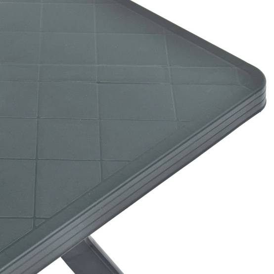 Maison Chic - Table de jardin - Table de bistro Vert 70x70x72 cm Plastique HL927 - Image 4