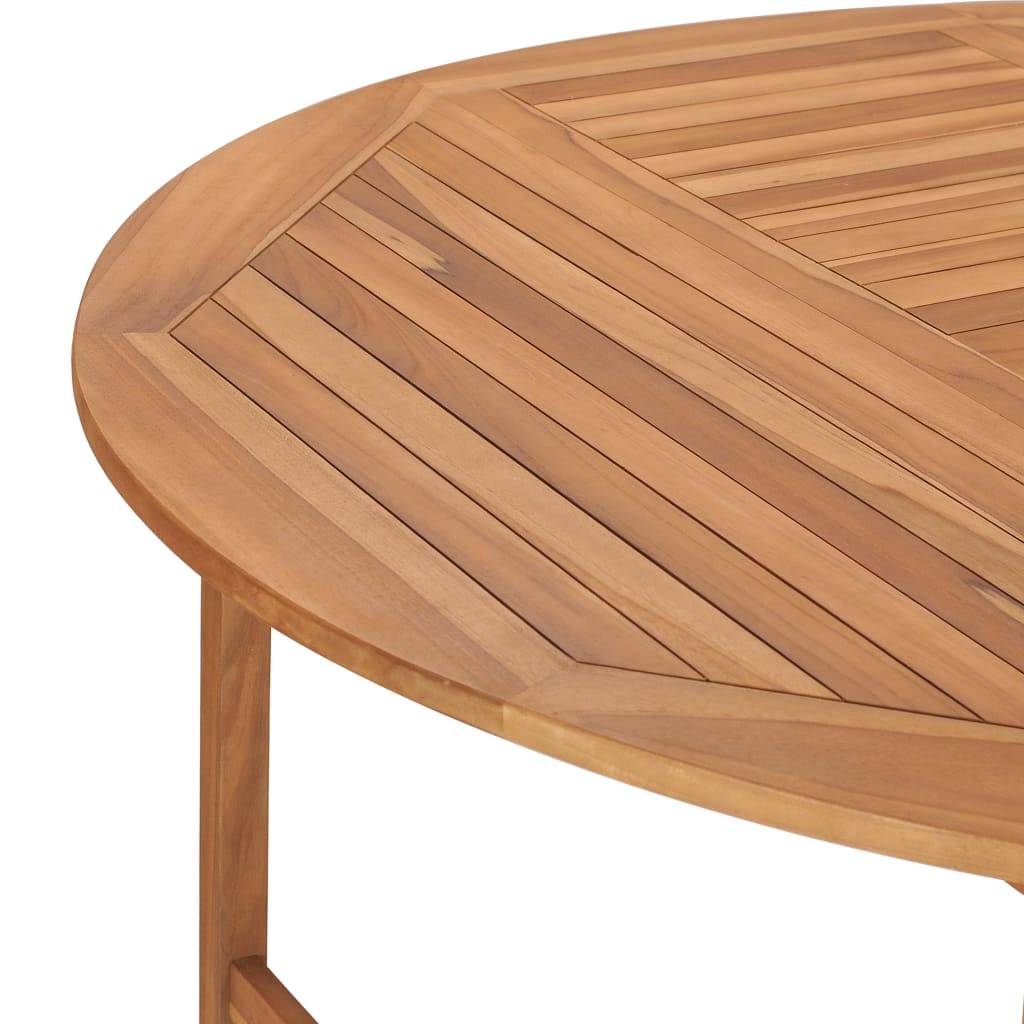 Table de jardin bois de teck solide 150 x 76 cm - PANGIVO - Image 5