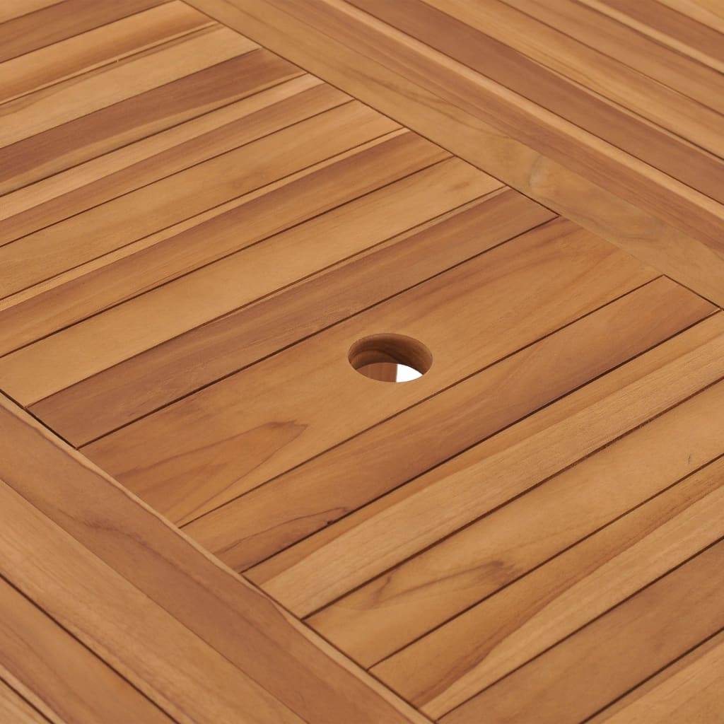 Table de jardin bois de teck solide 150 x 76 cm - PANGIVO - Image 6