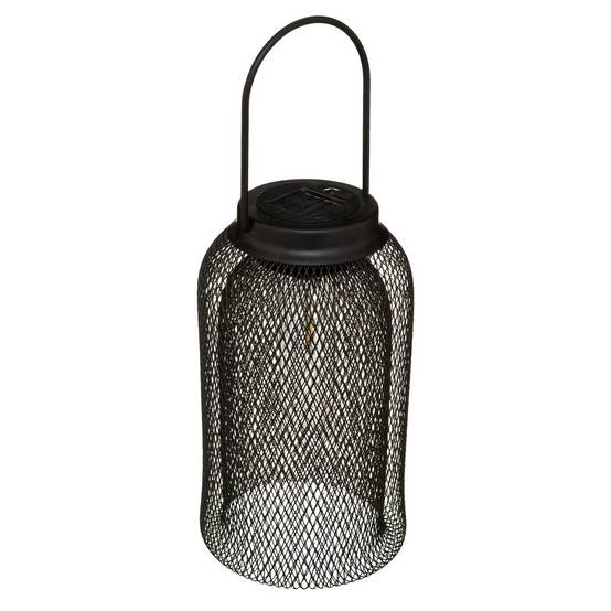 Lampe solaire "Zoe" noir H26cm ATMOSPHERA CREATEUR D'INTERIEUR - Image 1