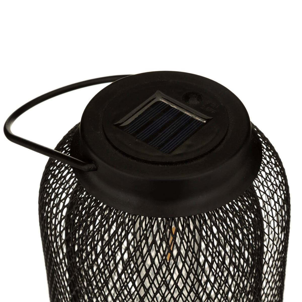 Lampe solaire "Zoe" noir H26cm ATMOSPHERA CREATEUR D'INTERIEUR - Image 4