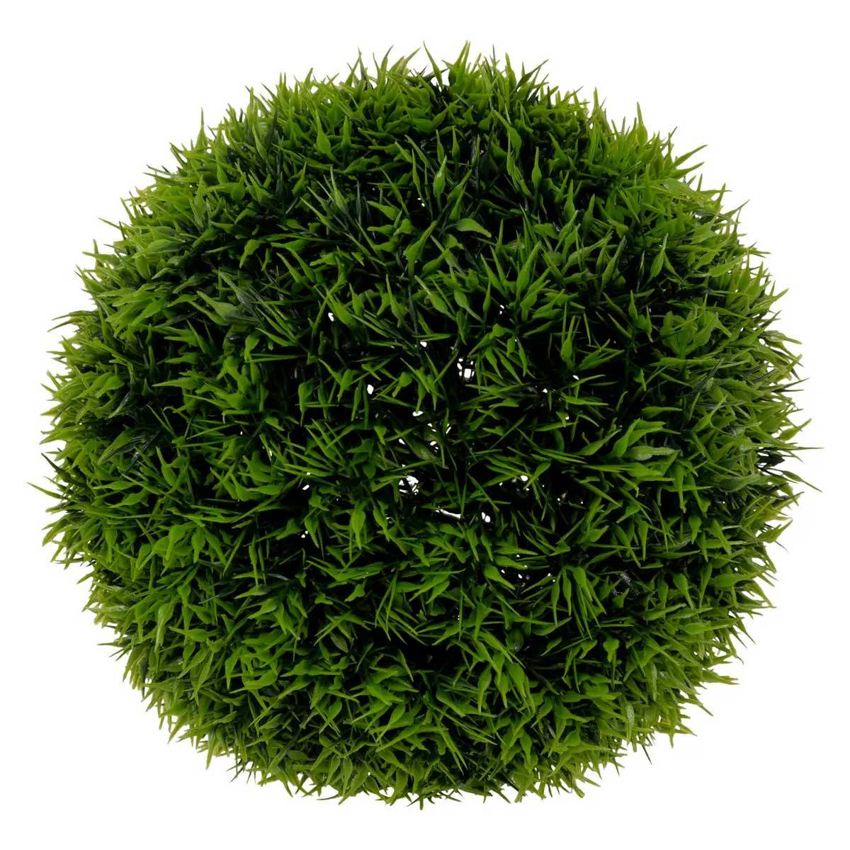Boule d'Herbe Artificielle "Carly" 18cm Vert - Image 1