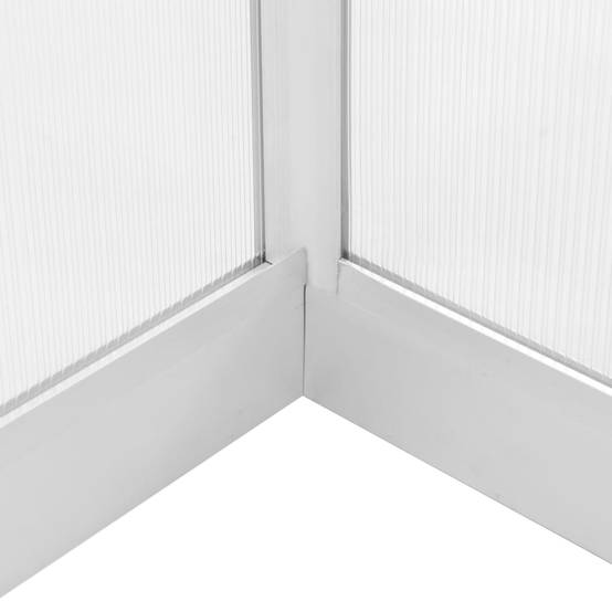 ComfortXL - Serre Jardin Aluminium Polycarbonate Culture Plantes Résistante UV 6,87m² Transparente - ComfortXL Outdoor Living - Image 9