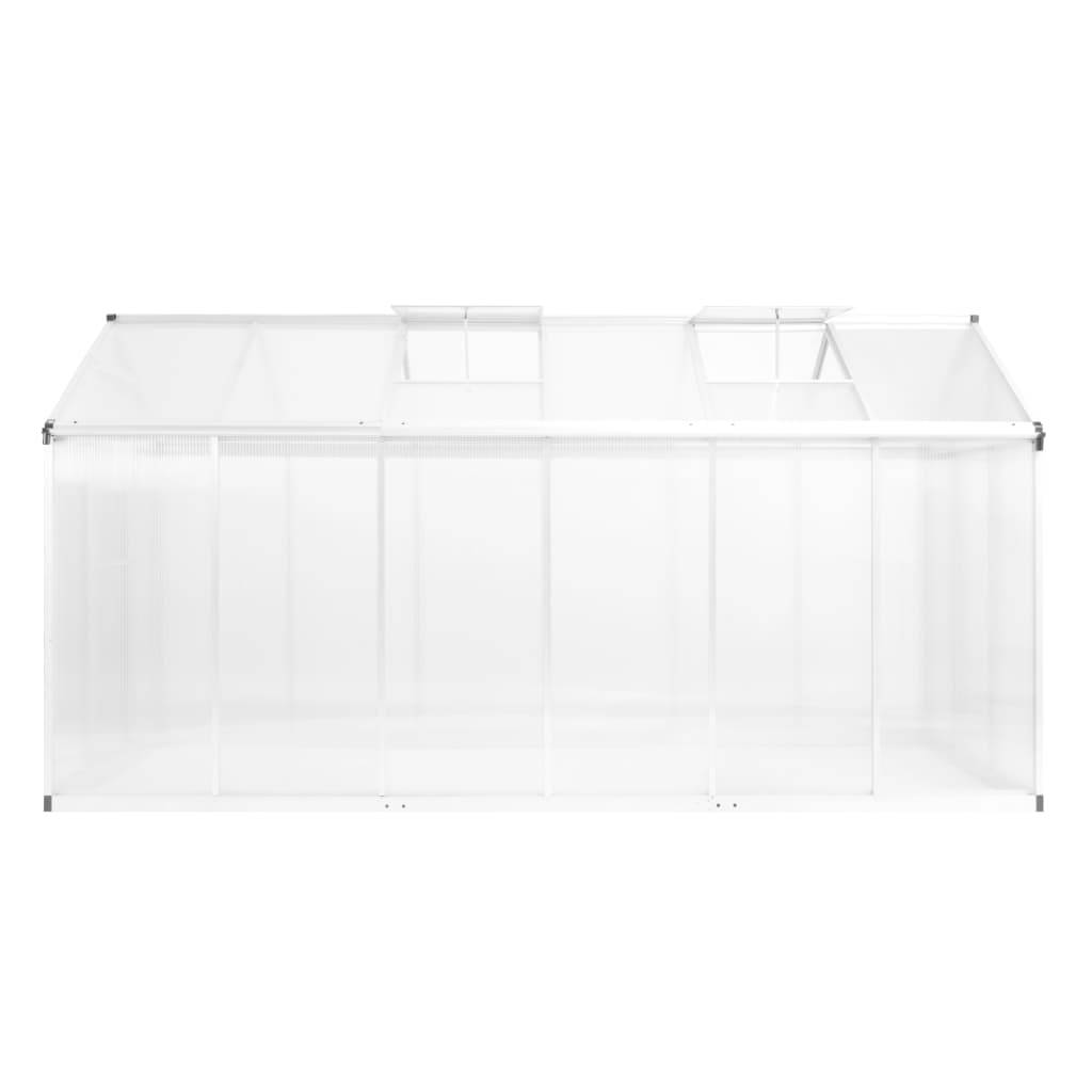 ComfortXL - Serre Jardin Aluminium Polycarbonate Culture Plantes Résistante UV 6,87m² Transparente - ComfortXL Outdoor Living - Image 2