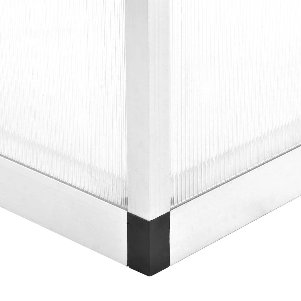ComfortXL - Serre Jardin Aluminium Polycarbonate Culture Plantes Résistante UV 6,87m² Transparente - ComfortXL Outdoor Living - Image 7