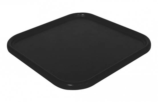 Bac à ciment carré noir 1 m x 1 m - Mondelin