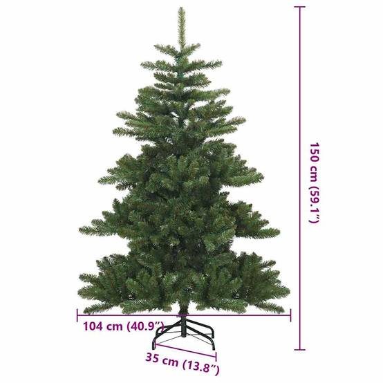 Vidaxl - Sapin de Noël Artificiel à Branches Articulées Vert 150 cm vidaXL 42019322 - Image 10