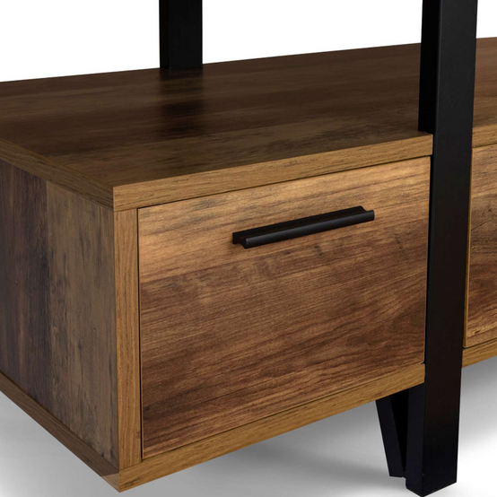 Meuble TV 113 cm AUSTRIA avec tiroirs bois pieds épingle - Image 5