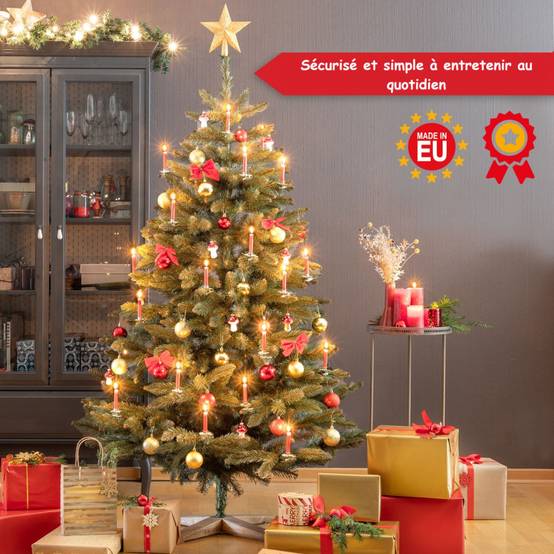 BB Loisir - Sapin de Noël artificiel 180cm Arbre de Noël Support et sac de rangement inclus - Image 5