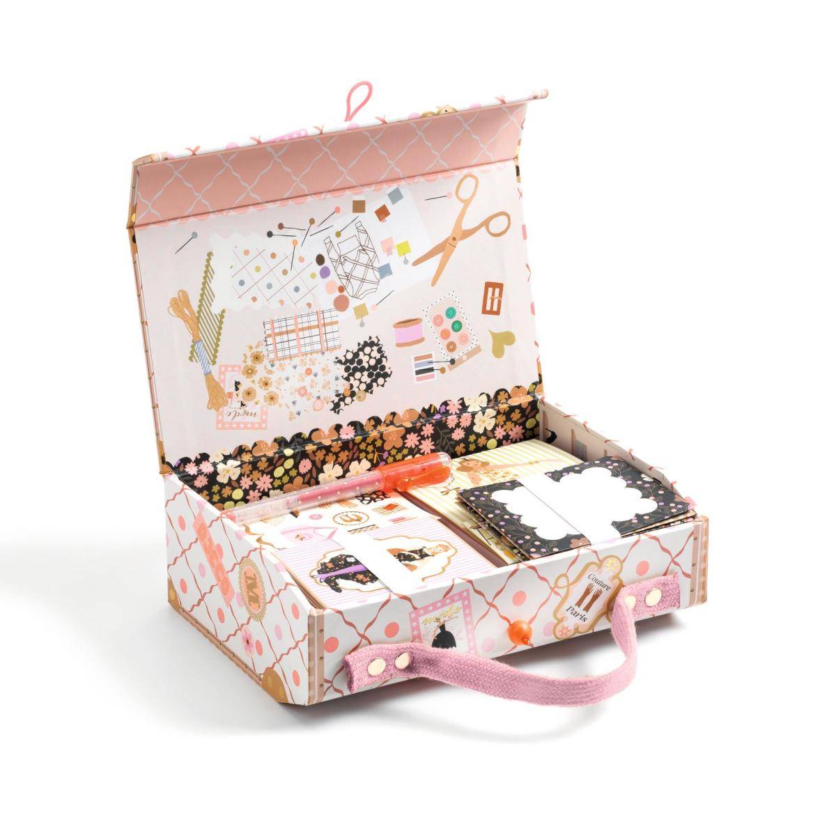 Valise papeterie Tinou - La mode - Djeco