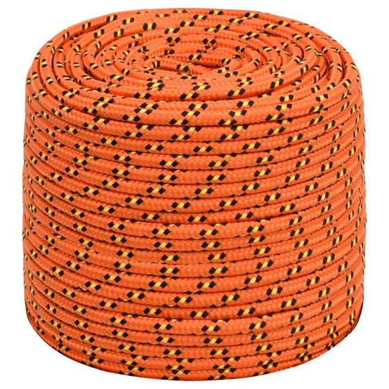 Corde de bateau Orange 8 mm 250 m Polypropylène Maison Chic - Image 1