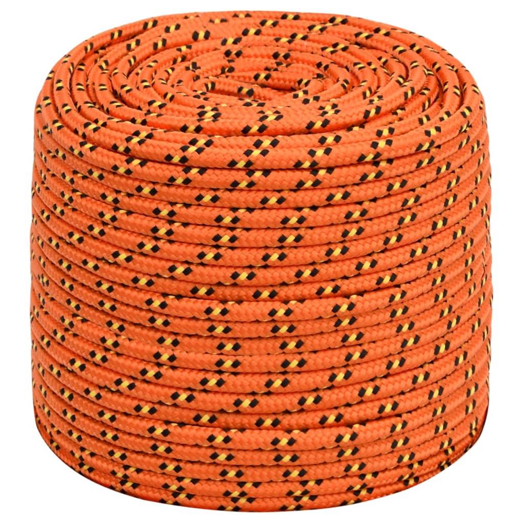 Corde de bateau Orange 8 mm 250 m Polypropylène Maison Chic - Image 1