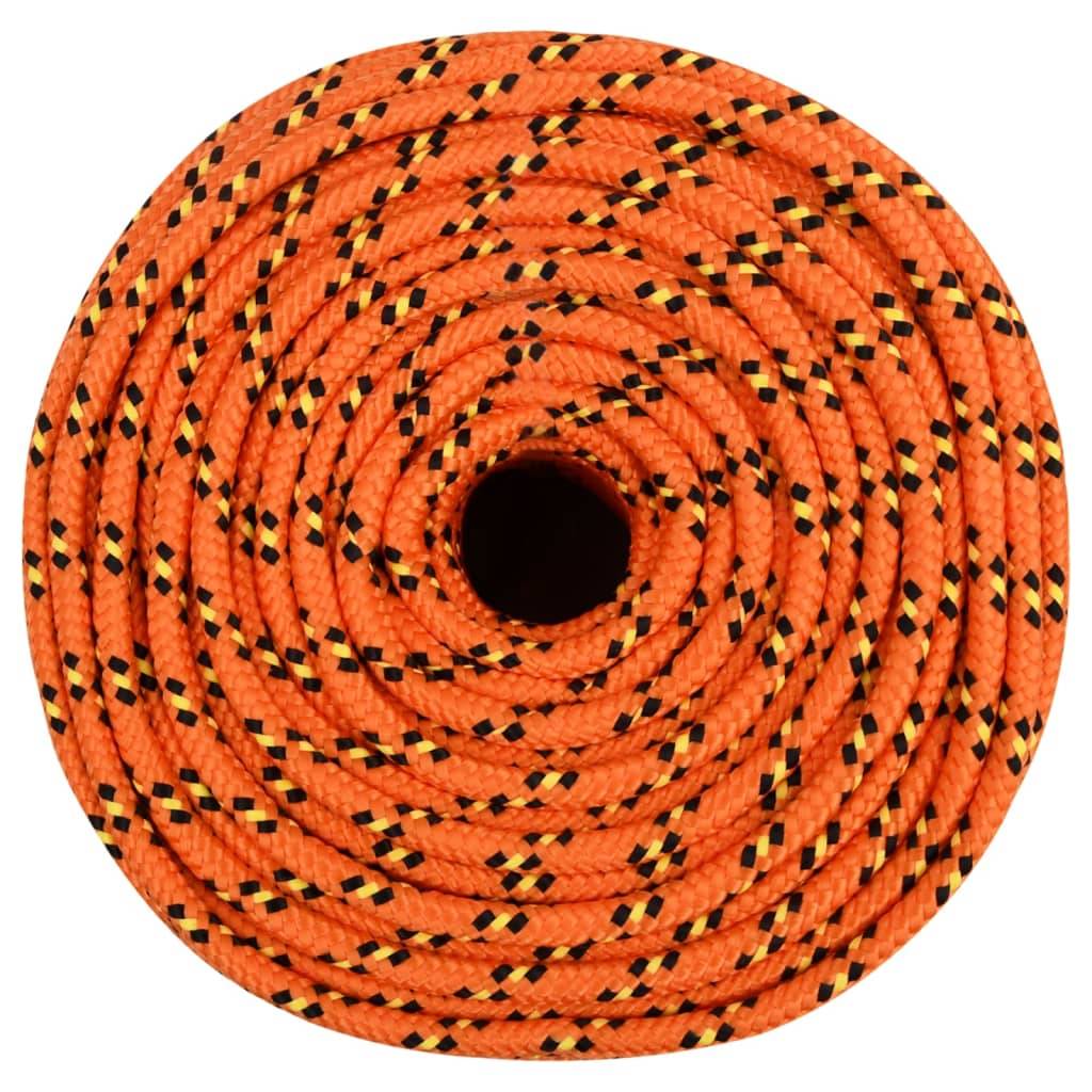 Corde de bateau Orange 8 mm 250 m Polypropylène Maison Chic - Image 3