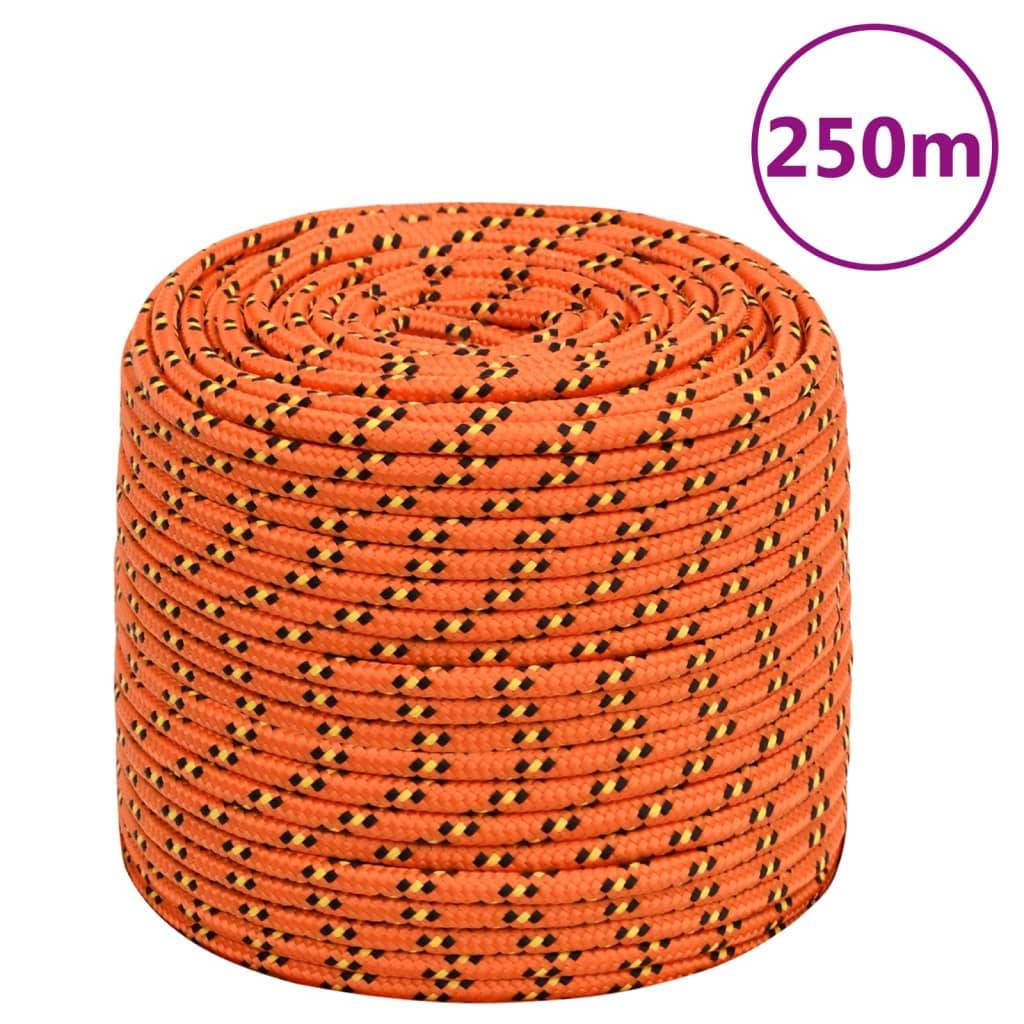 Corde de bateau Orange 8 mm 250 m Polypropylène Maison Chic - Image 2