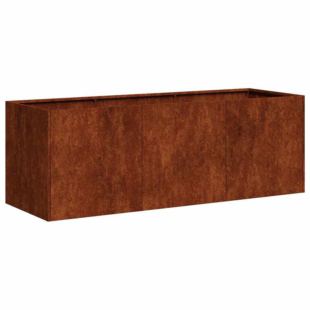 Vidaxl - Jardinière rouillé 120x40x40 cm acier inoxydable vidaXL 860681 - Image 2