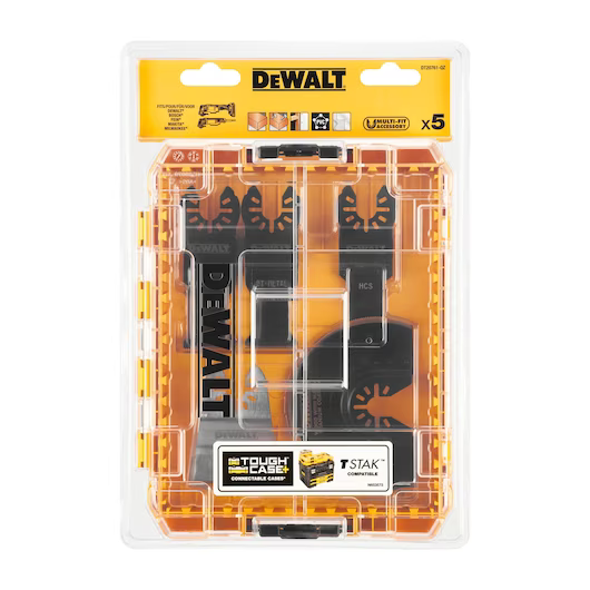 Coffret de 5 accessoires oscillants pour multi-outils - DEWALT - DT20761-QZ - Image 3