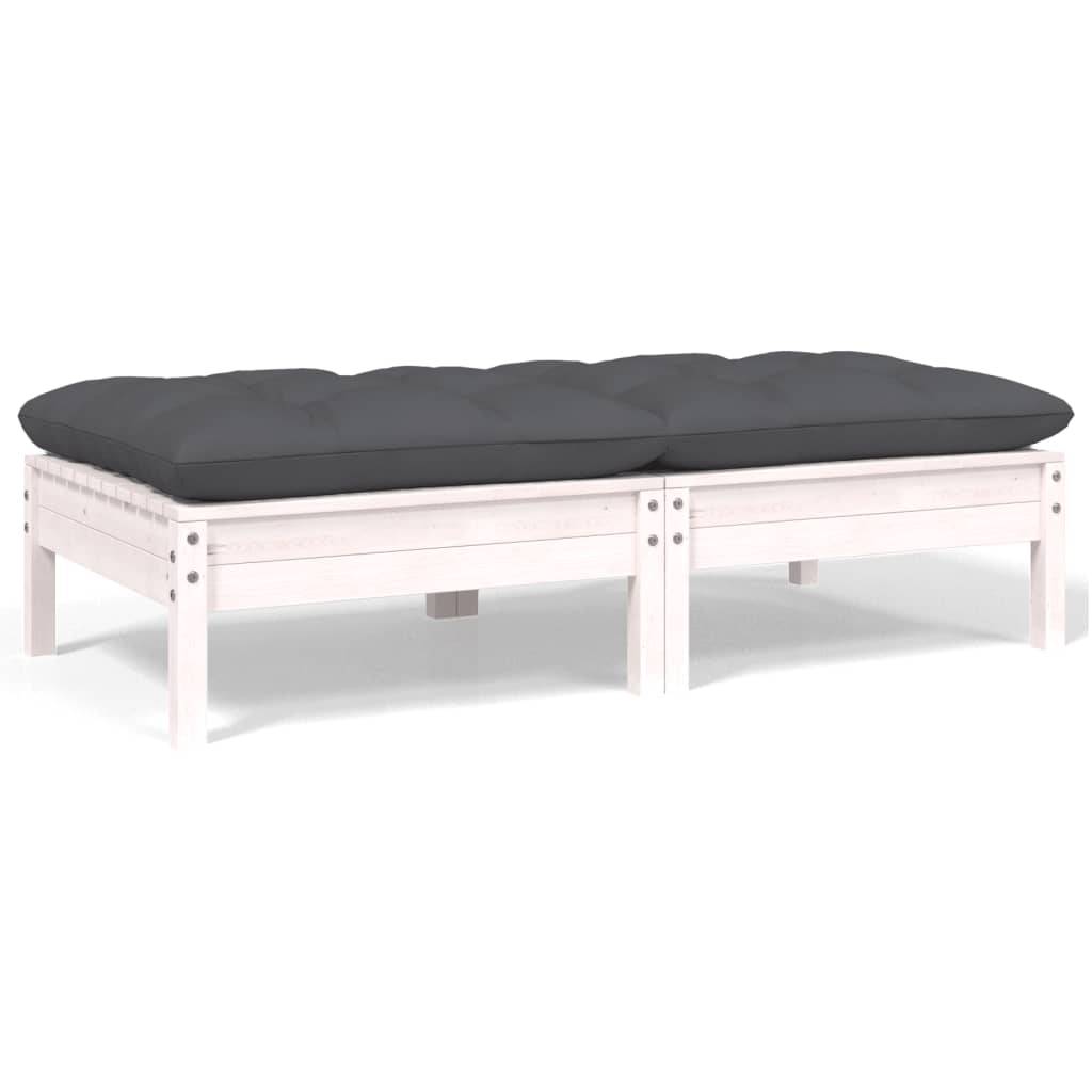 Prolenta Premium - Banc de jardin Blanc 64 X 127 cm - Prolenta Premium - Image 1