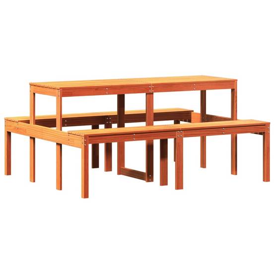 Table bois composite Horrin Naturel 160 X 134 X 75 cm - P87211N - Image 6