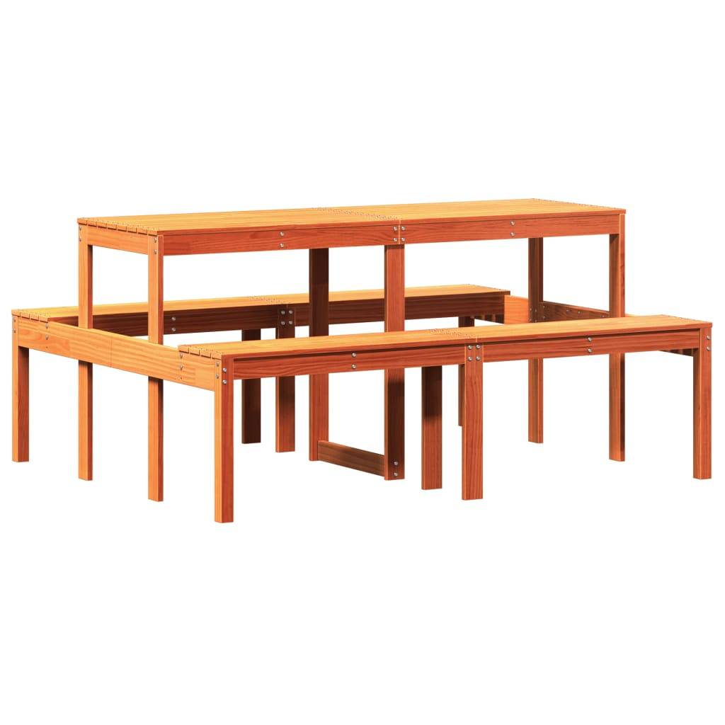 Table bois composite  Horrin Naturel  160 X 134 X 75 cm  - P87211N - Image 6