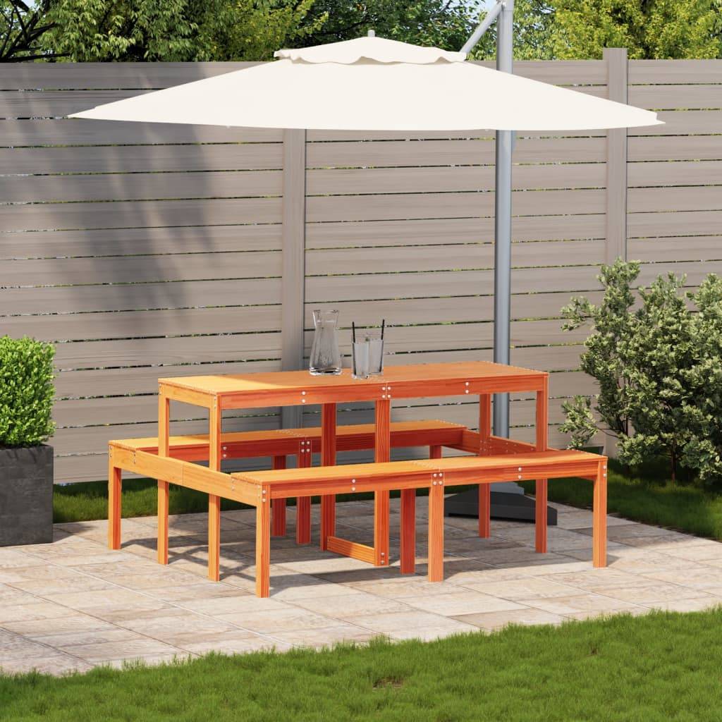 Table bois composite Horrin Naturel 160 X 134 X 75 cm - P87211N - Image 3
