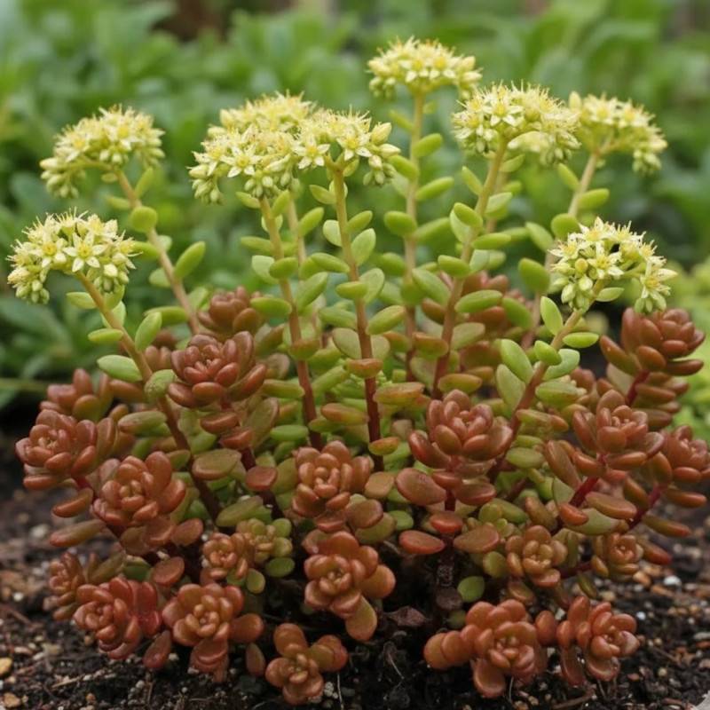 Orpin de l'Orégon, Sedum à fleurs Jaune/ - feuillage Persistant - Godet - 5/20 cm - Imagen 2