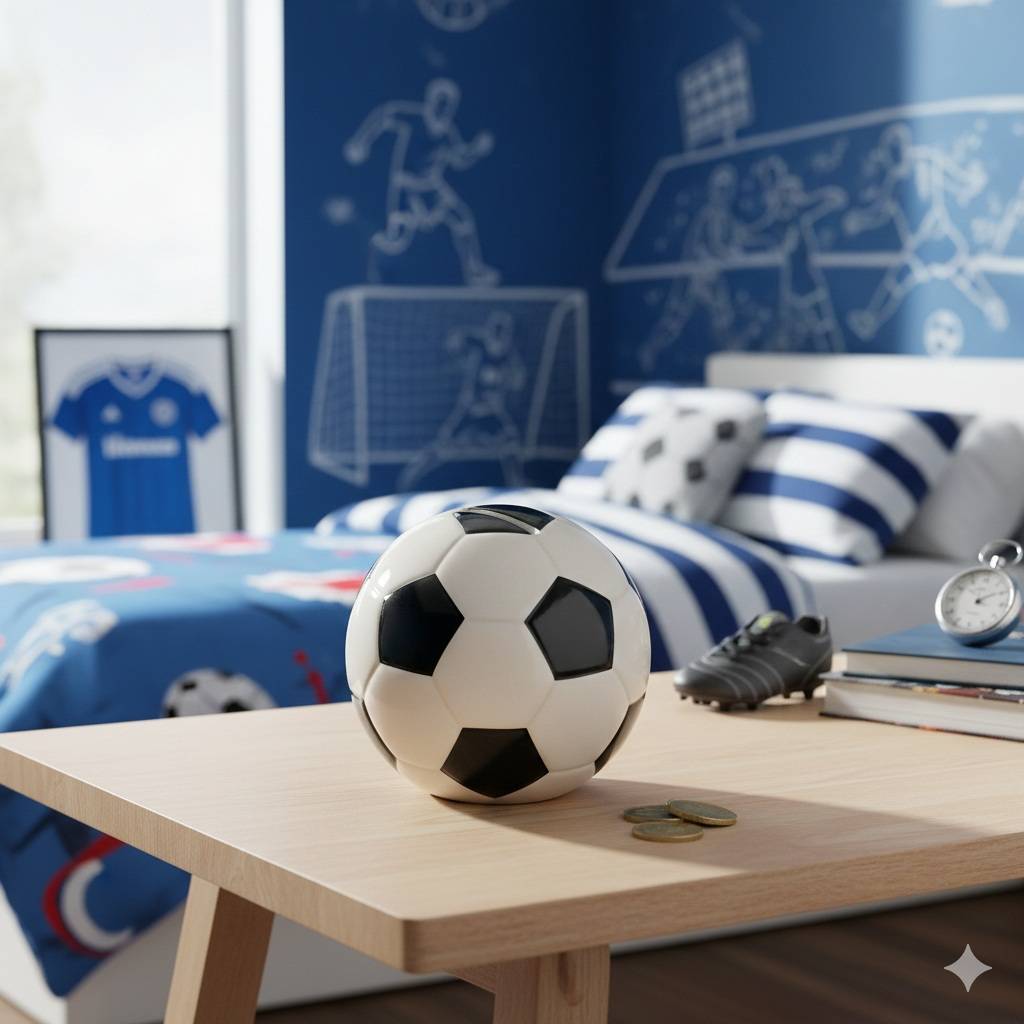 Eden - Tirelire en céramique ballon de foot - Image 2