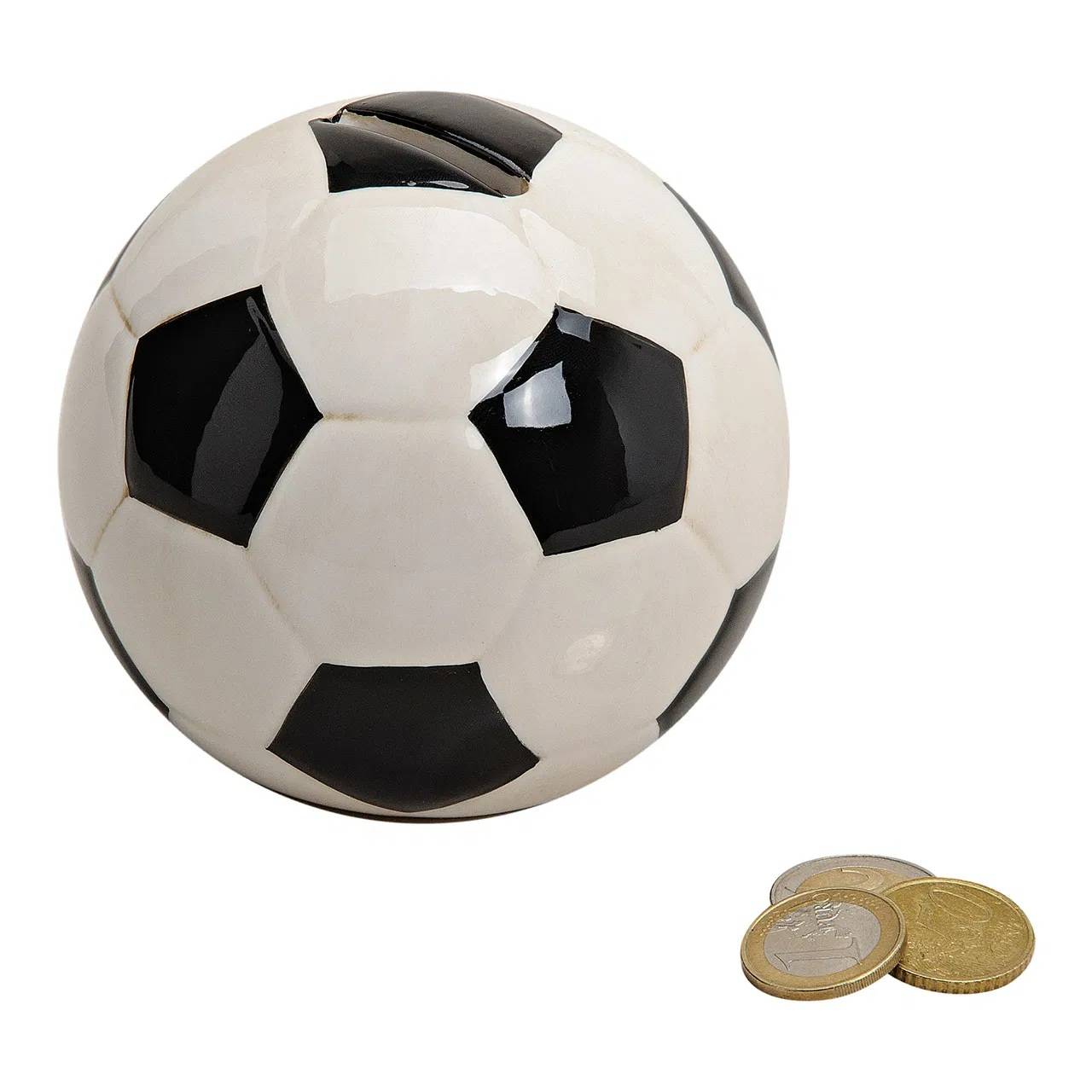 Eden - Tirelire en céramique ballon de foot - Image 1
