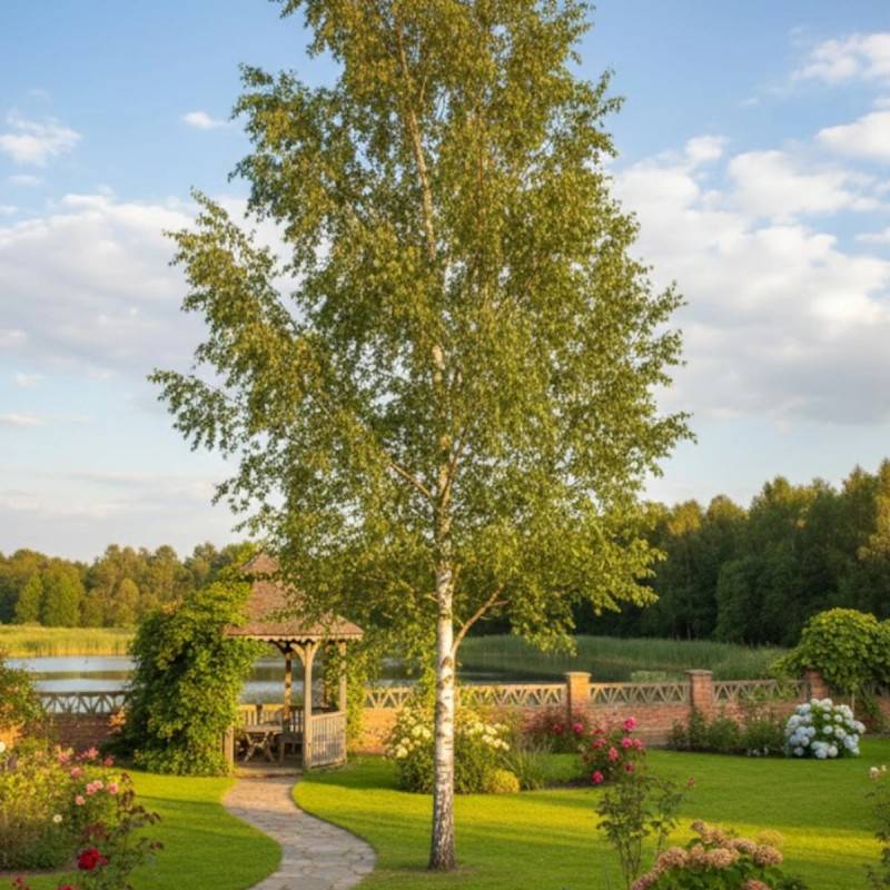 Bouleau verruqueux, Bouleau pleureur, Betula - Pot de 7,5L - 80/100 cm - Imagen 2