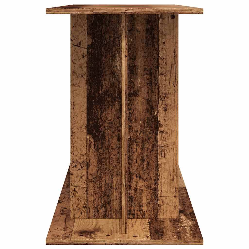 Meuble Aquarium XXL Bois Style Industriel avec Rangement 120x40x60 cm Vieux Bois - ComfortXL Outdoor Living - Image 5