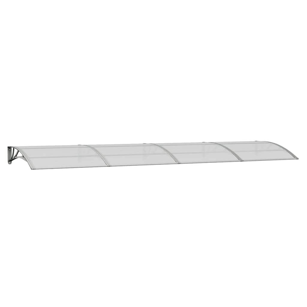 Maison Chic - Store banne | Auvent de porte gris 400 x 100 cm Polycarbonate Maison Chic - Image 1