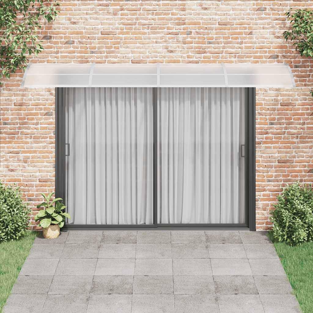 Maison Chic - Store banne | Auvent de porte gris 400 x 100 cm Polycarbonate Maison Chic - Image 3