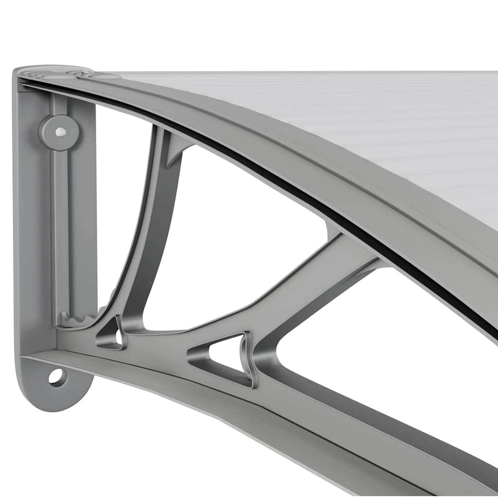 Maison Chic - Store banne | Auvent de porte gris 400 x 100 cm Polycarbonate Maison Chic - Image 6
