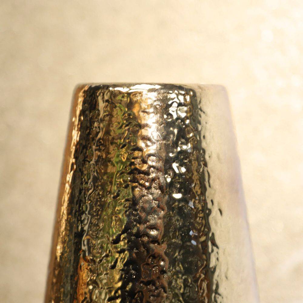 Vase en céramique doré 14 x 38 cm Chemin de campagne - Imagen 5