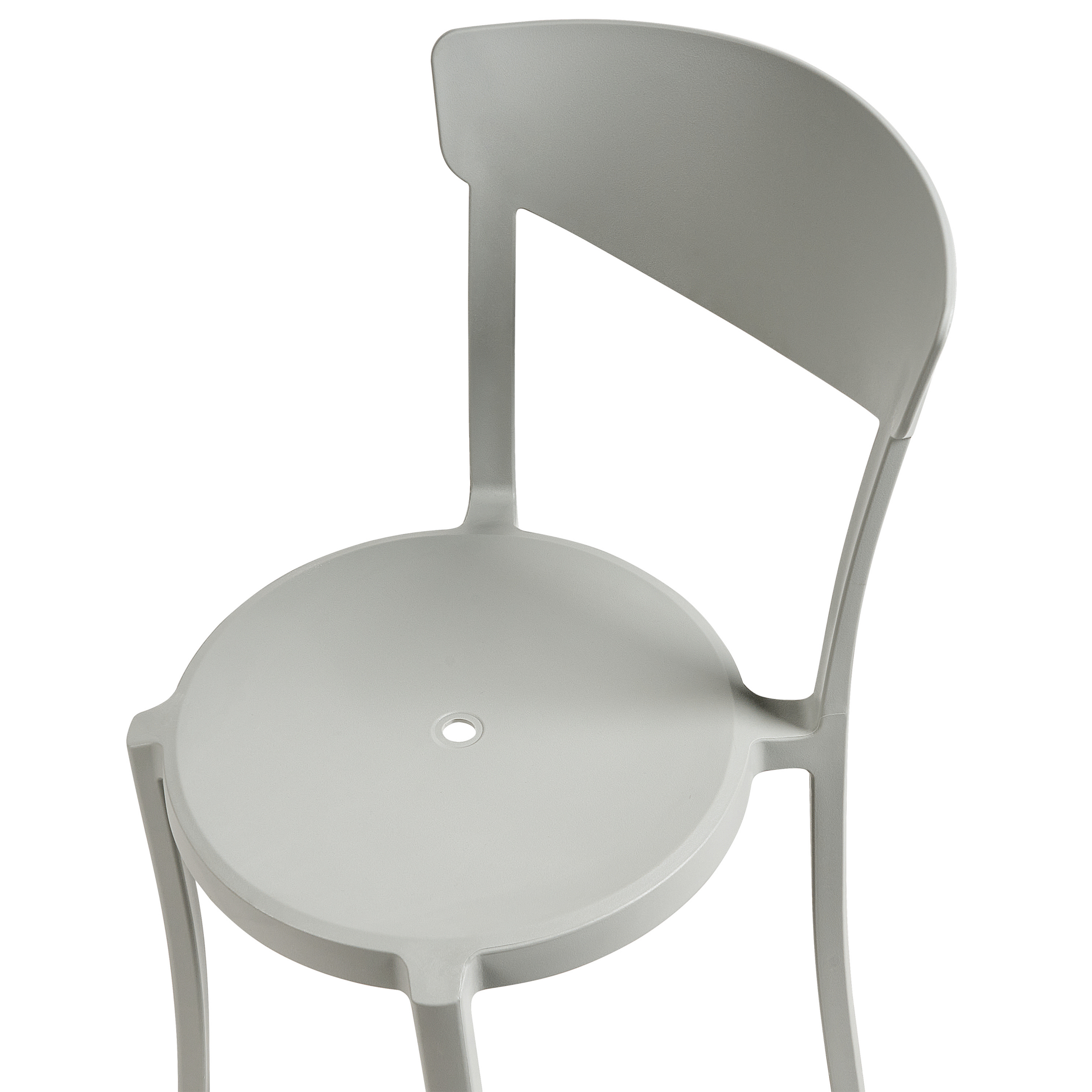 Beliani - Chaise de salle à manger Matière synthétique Gris clair VIESTE Beliani - Imagen 5