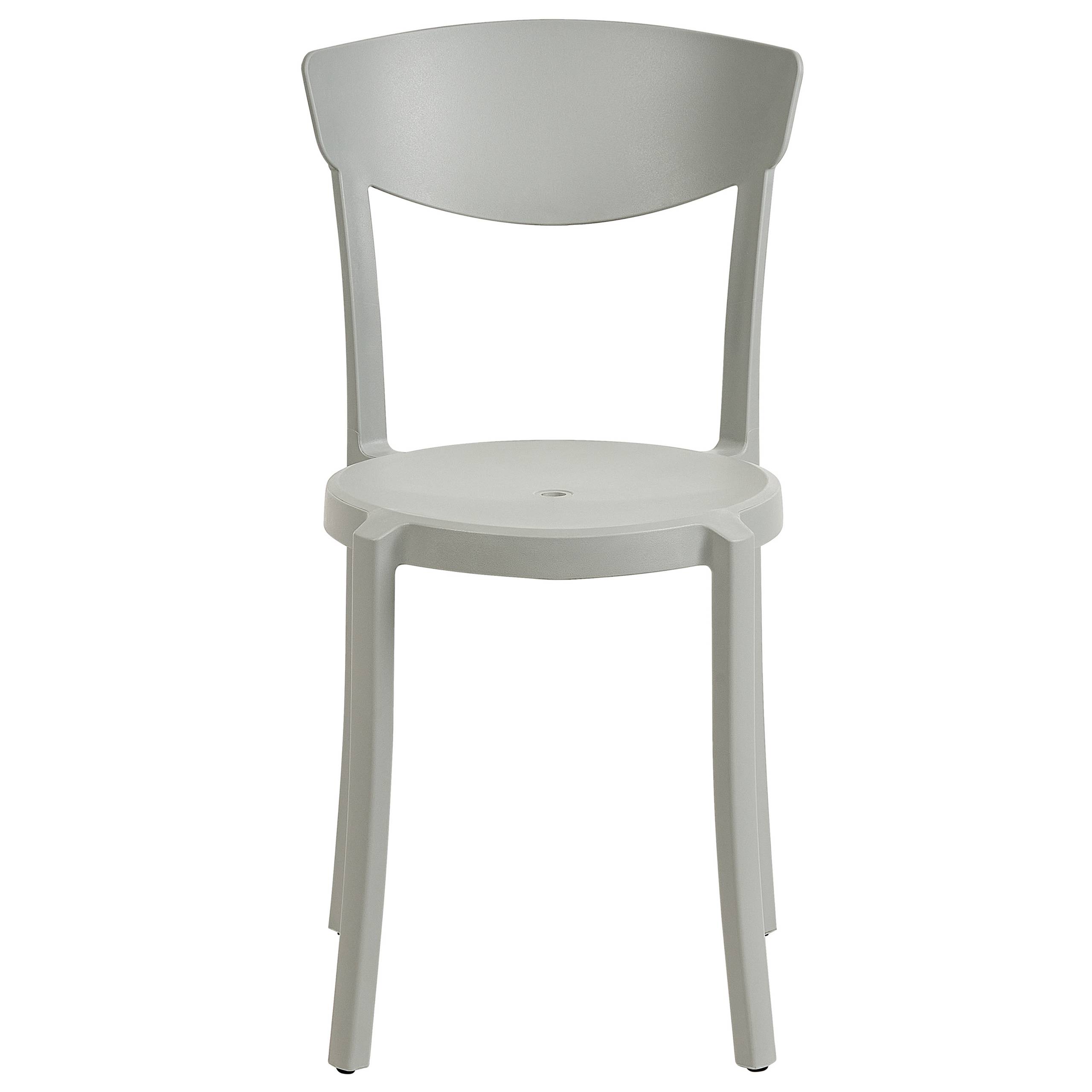 Beliani - Chaise de salle à manger Matière synthétique Gris clair VIESTE Beliani - Imagen 4