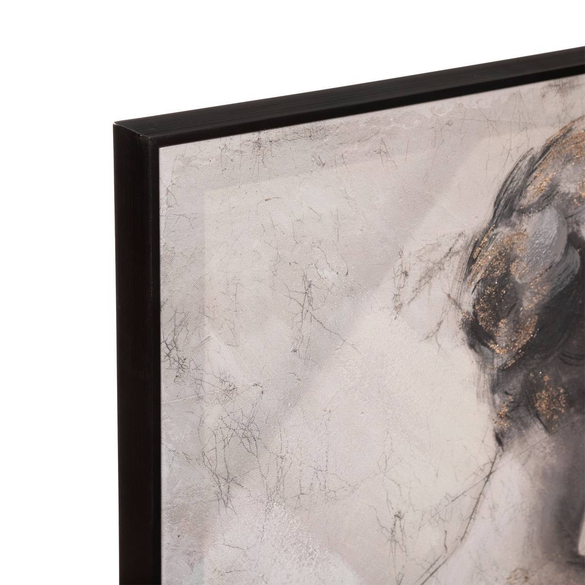 Atmosphera - Toile peinte encadrée "Nu" 60x90cm - Atmosphera Créateur d'intérieur - Imagen 3