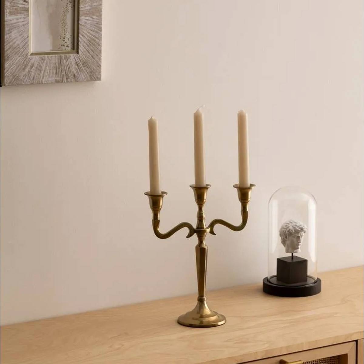 Atmosphera - Bougeoir métal doré H27cm - Atmosphera Créateur d'intérieur - Image 2