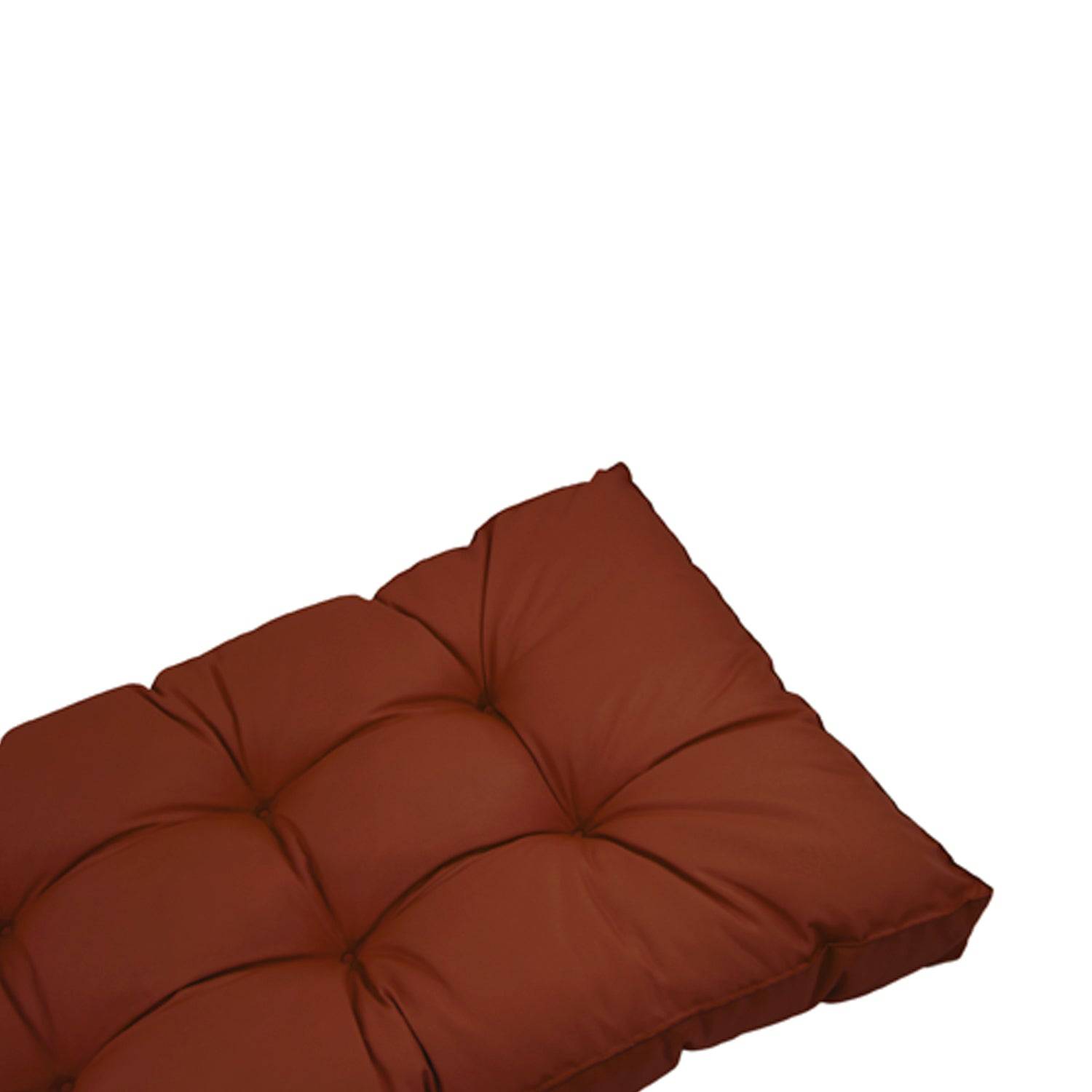 Coussins pour salon de jardin capitonné 120x60cm Terracotta - Déco arts - Image 8