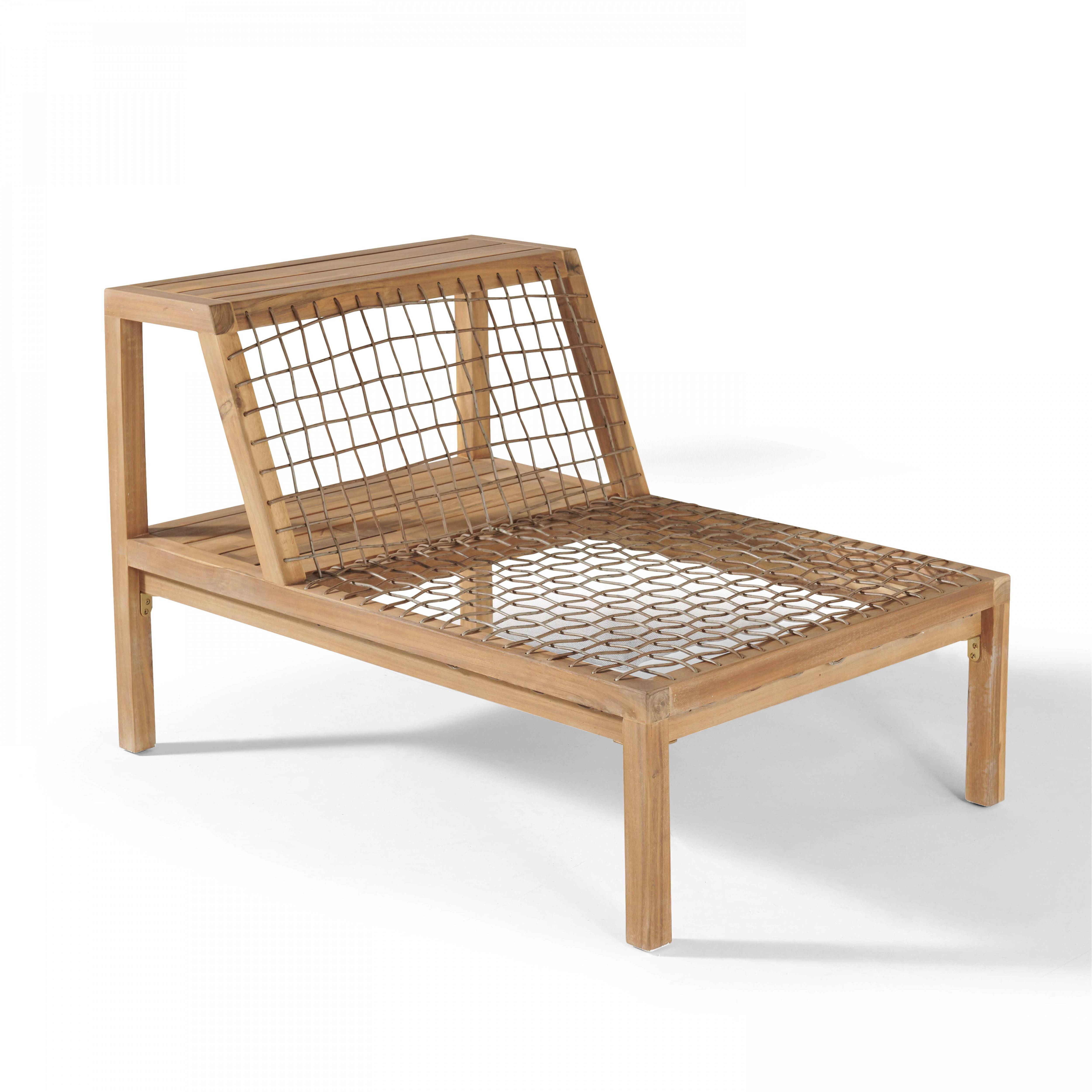 Oviala - Fauteuil en bois gris Seychelles - Oviala - Imagen 4
