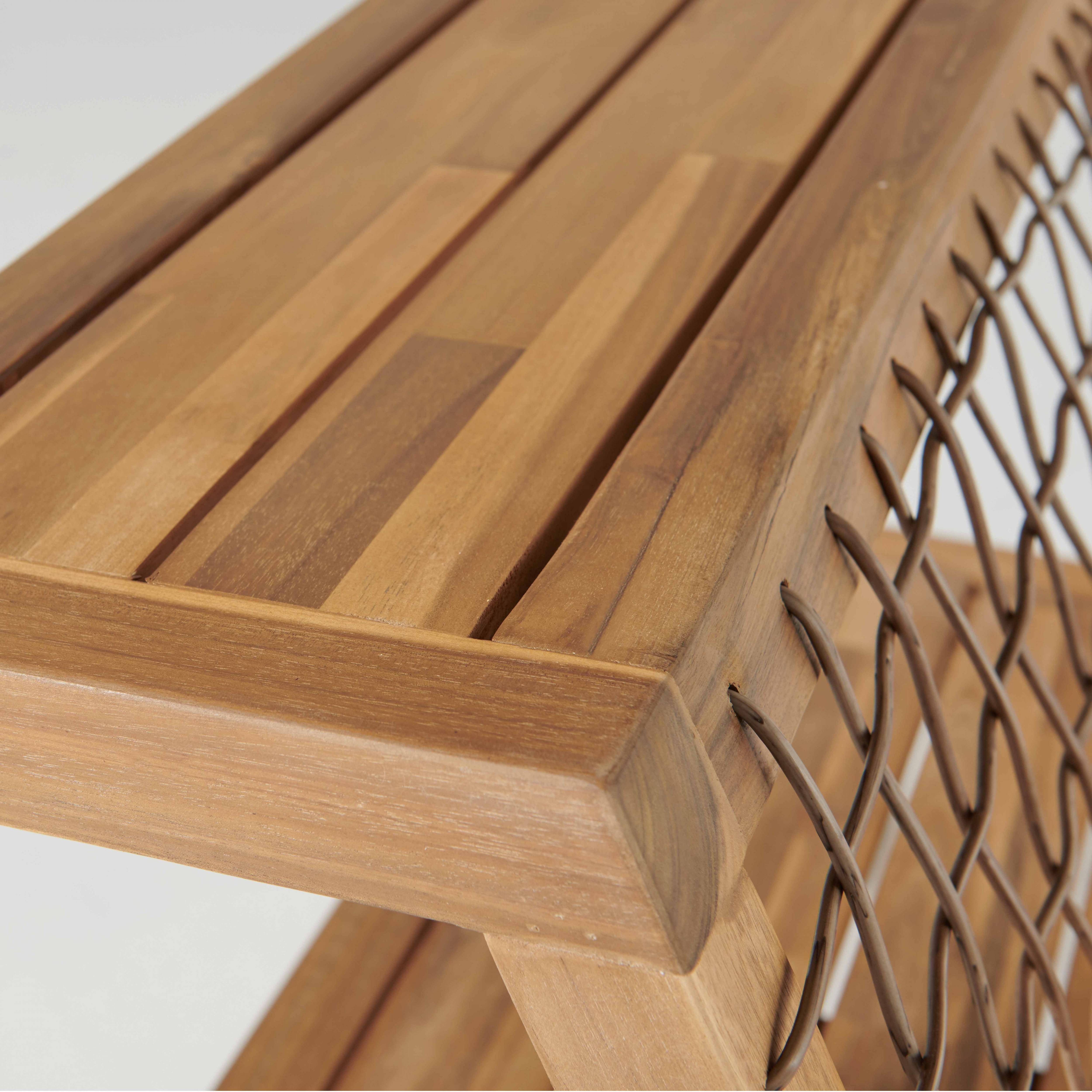 Oviala - Fauteuil en bois gris Seychelles - Oviala - Imagen 5