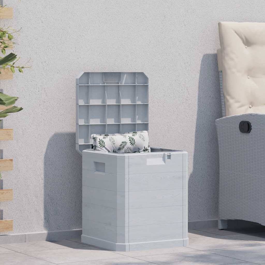Vidaxl - Boîte de rangement de jardin 90 L Gris clair vidaXL 45683 - Imagen 1
