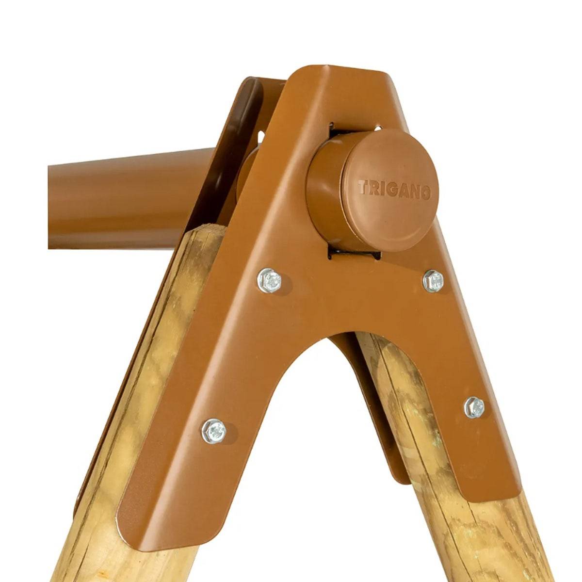 Trigano Jardin - Portique bois poutre métal 1,90 m Techwood Premium PIKI - Image 7