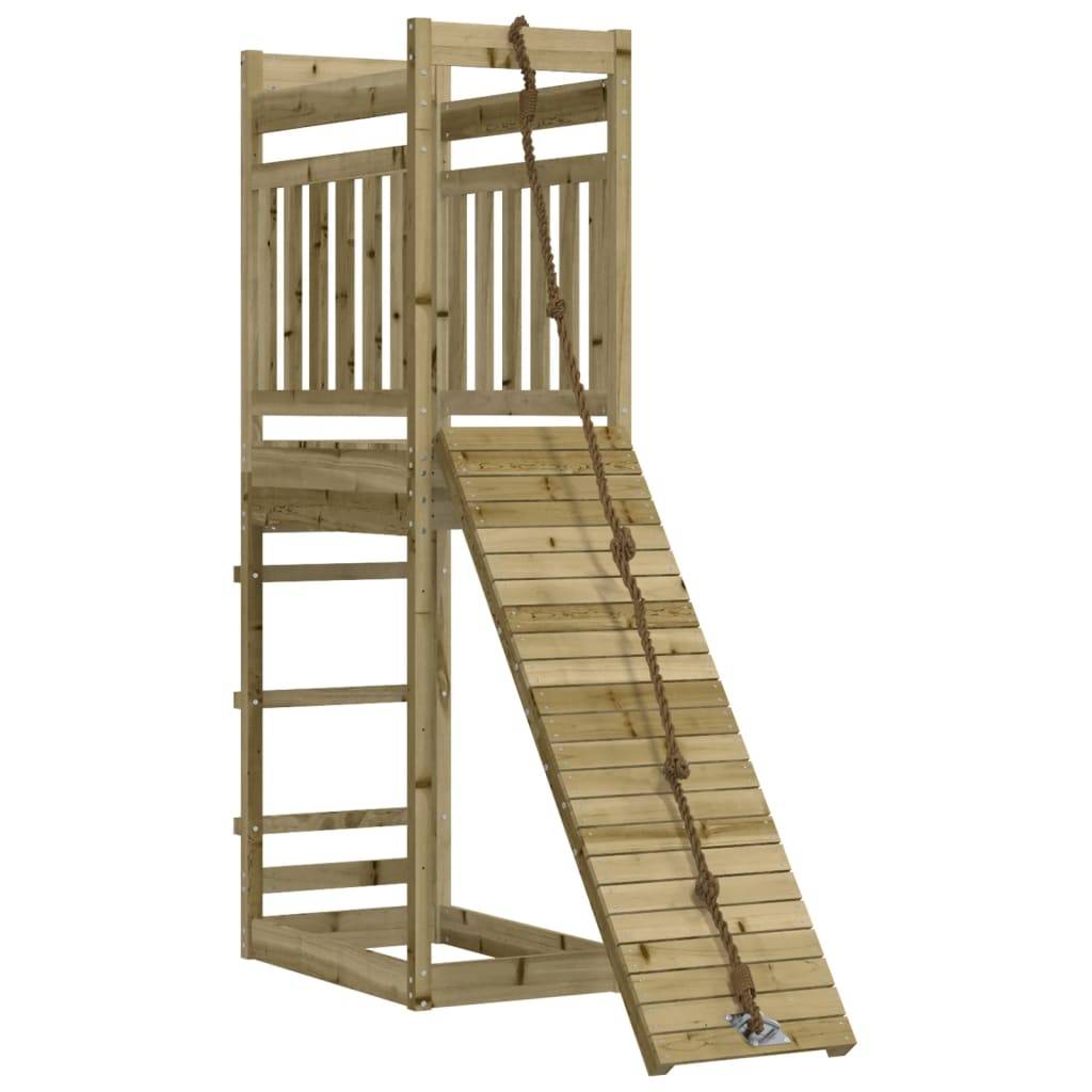 Helloshop26 - Aire de jeux d'extérieur portiques robuste jeux jardin 53 x 174 x 207 cm bois de pin imprégné - Imagen 1