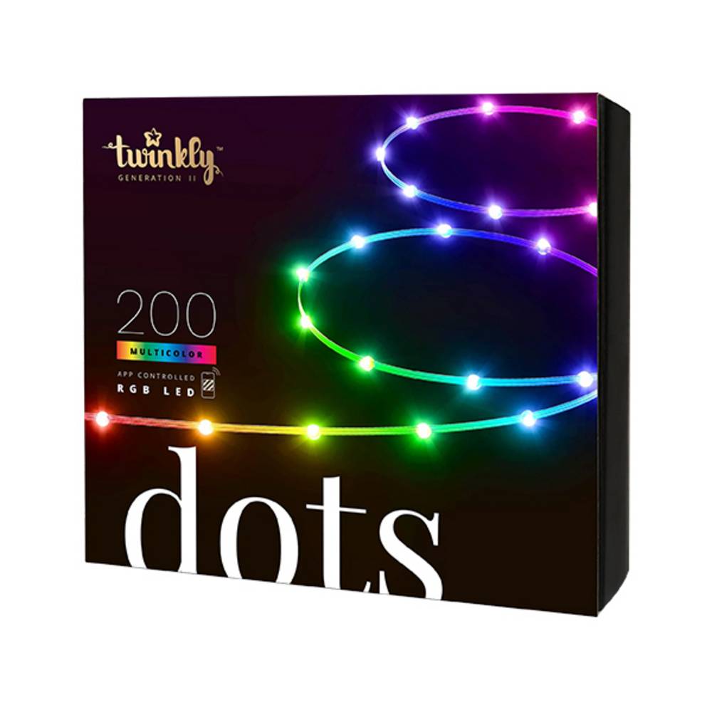 Dots – Guirlande Lumineux Flexible Contrôlé par une Application avec 200 LEDs RGB. 10 Mètres. - Imagen 4