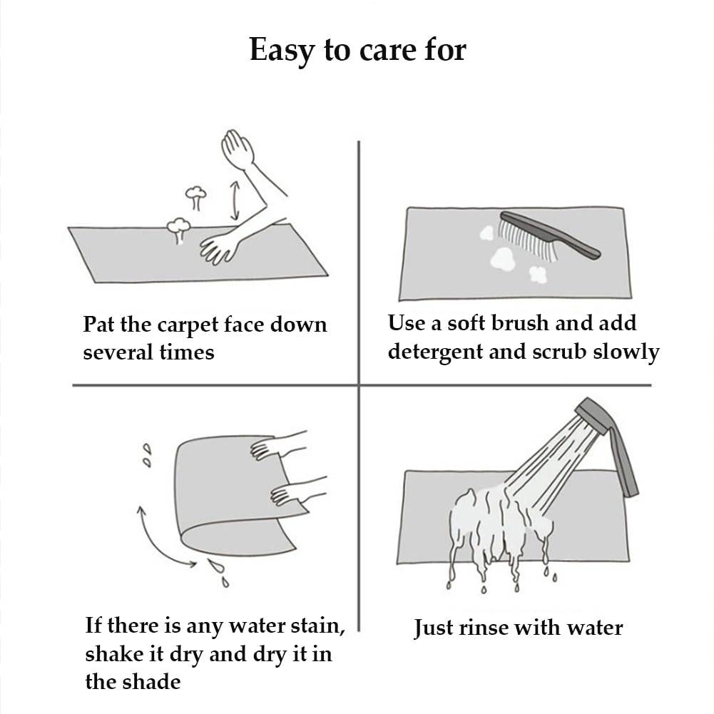 Grand motif géométrique, tapis portable pour camping-car, patio, intérieur et extérieur, plage, terrasse, barbecue,Noir et Blanc,80x120cm-Lytech - Image 6