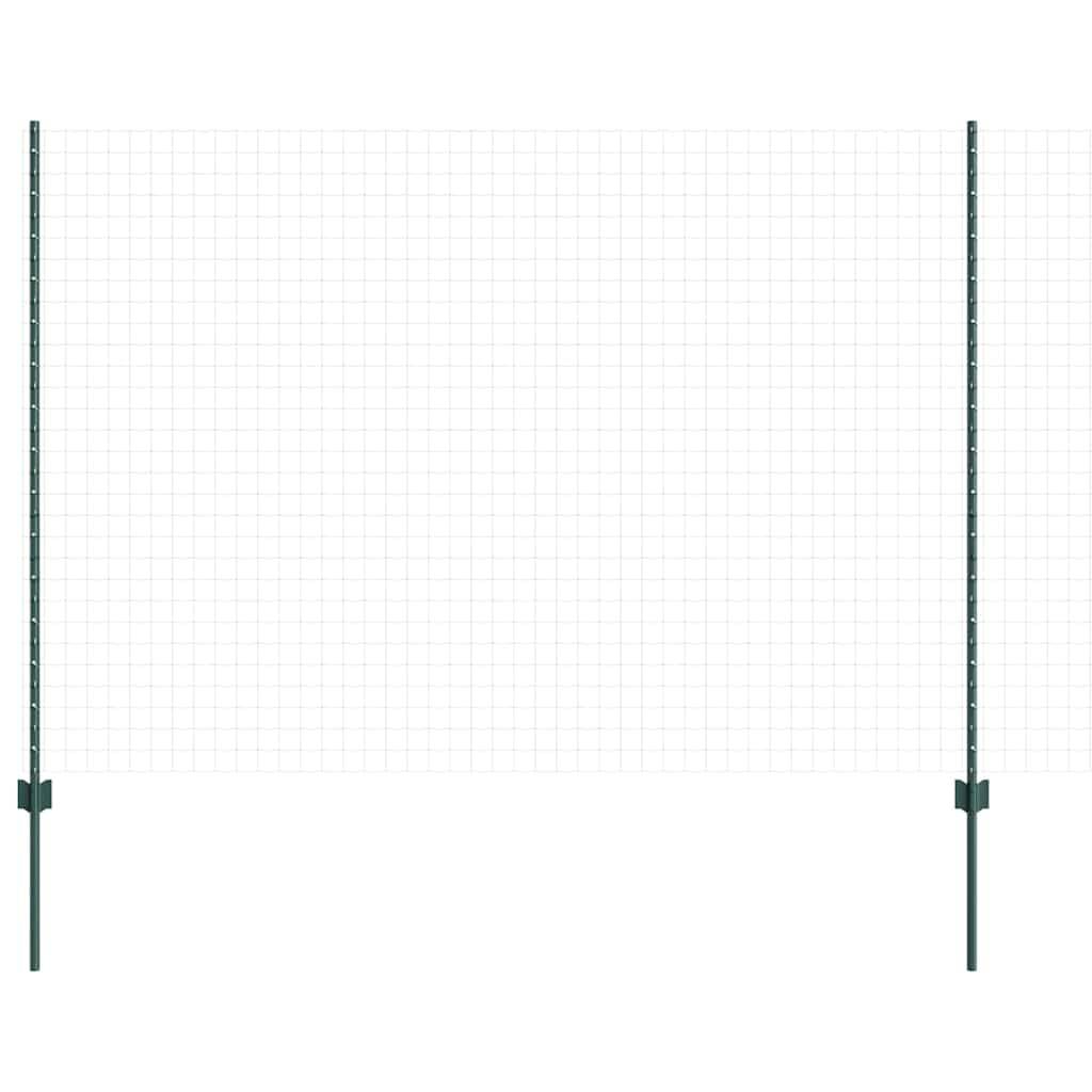 Poteau de clôture acier vert 160 cm x 8,5 cm x 1,8 cm, Poids :13.66kg - PANGIVO - Image 3