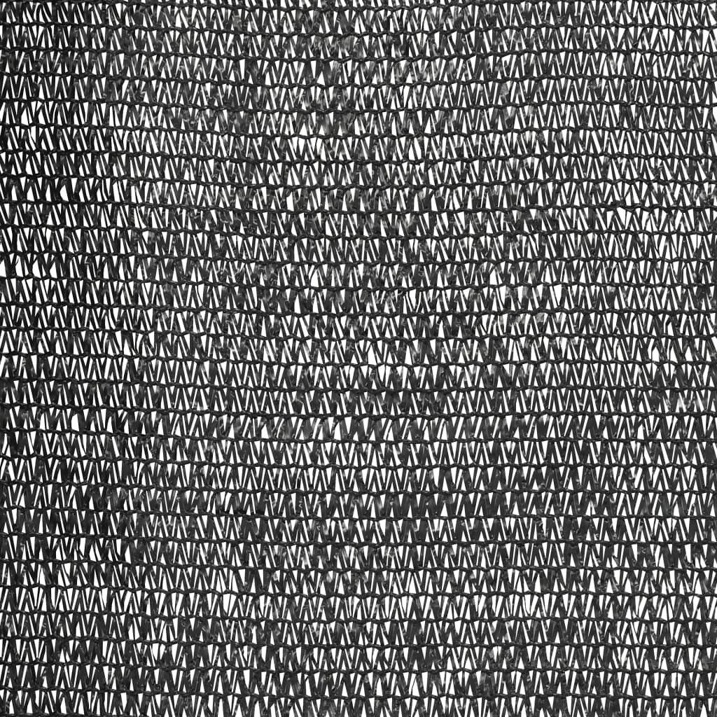 Helloshop26 - Filet brise-vue noir 1,5x25 m PEHD 150 g/m² - Imagen 4