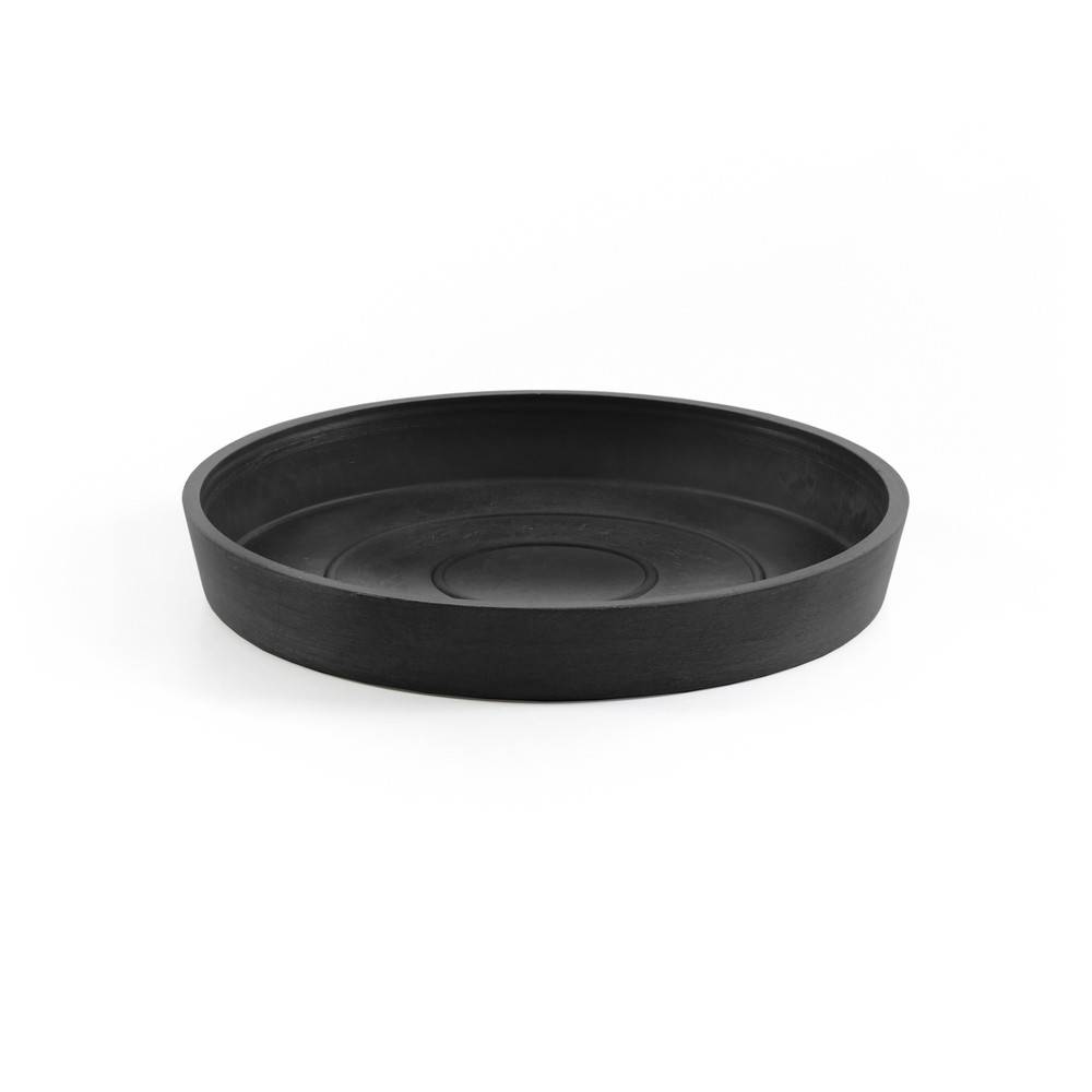 Ecopots - Soucoupe Round 20 Gris Foncé - Ø 18 x H. 2,5 cm ECOPOTS