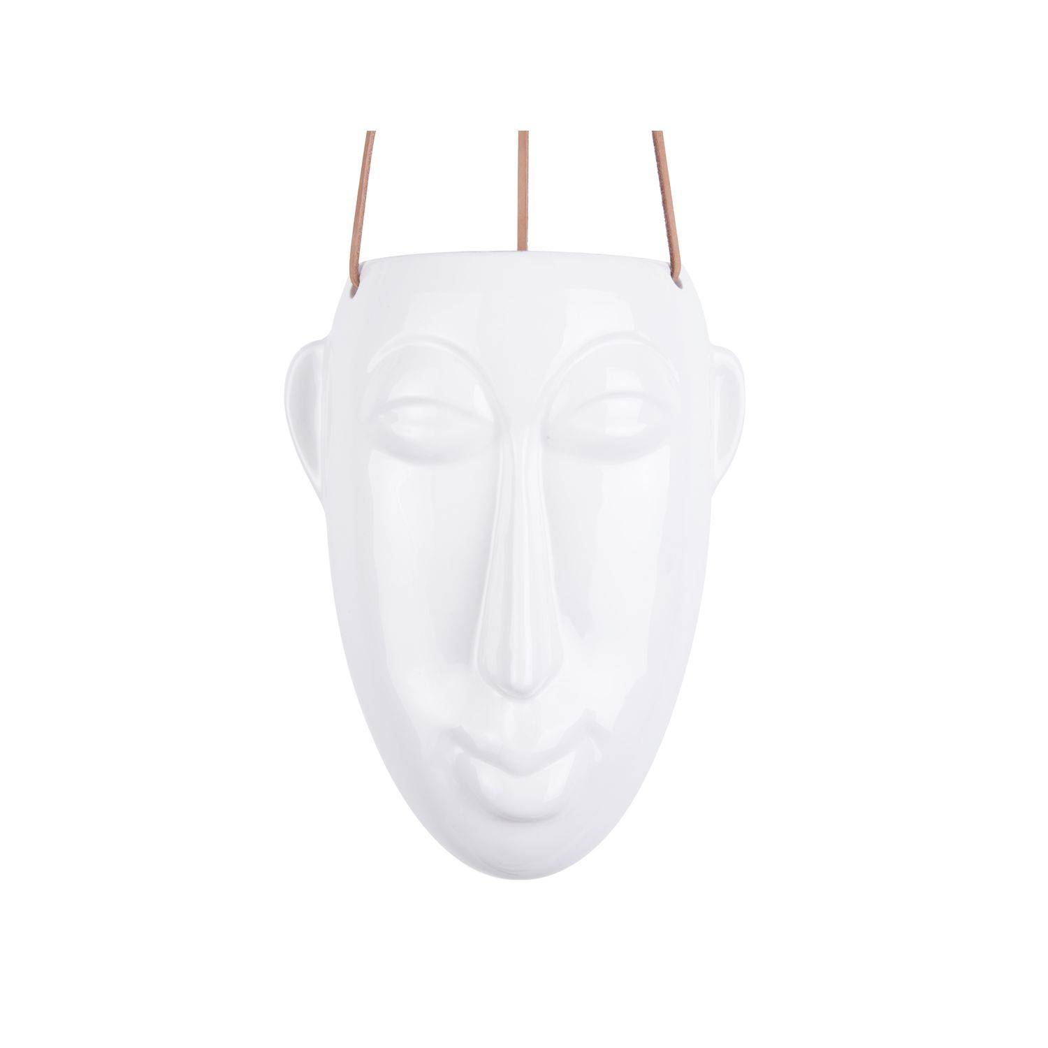 Present Time - Cache-pot design suspendu Mask allongé - Present Time - Imagen 1