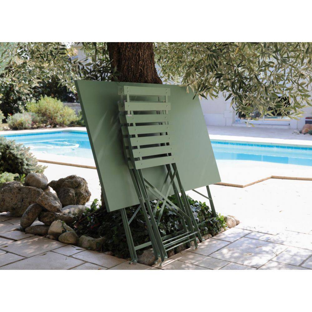 Alize - Chaises pliantes en acier Cuba (Lot de 2) - Imagen 4